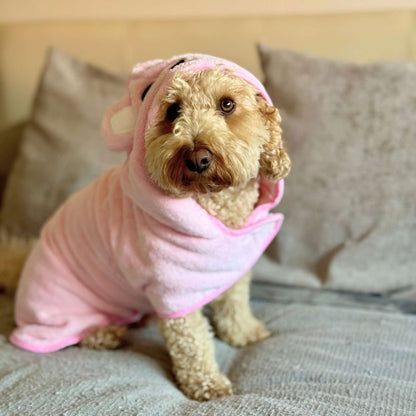 Drying Robe - Pink - The Bark Market