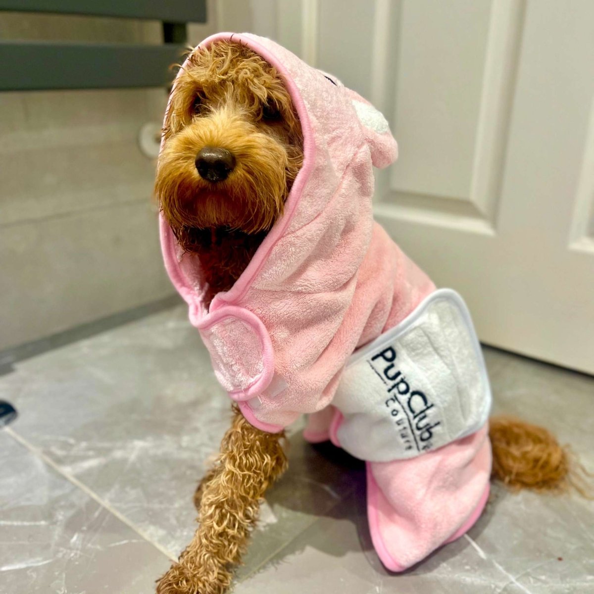 Drying Robe - Pink - The Bark Market