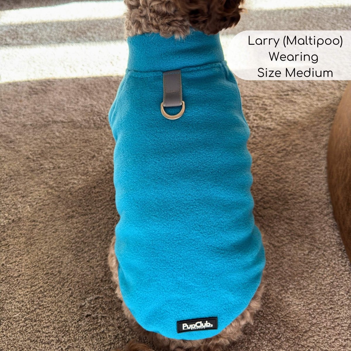 Dog Fleece Coat - Blue - The Bark Market
