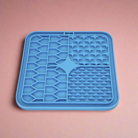 Dog Lick Mat - Blue - The Bark Market