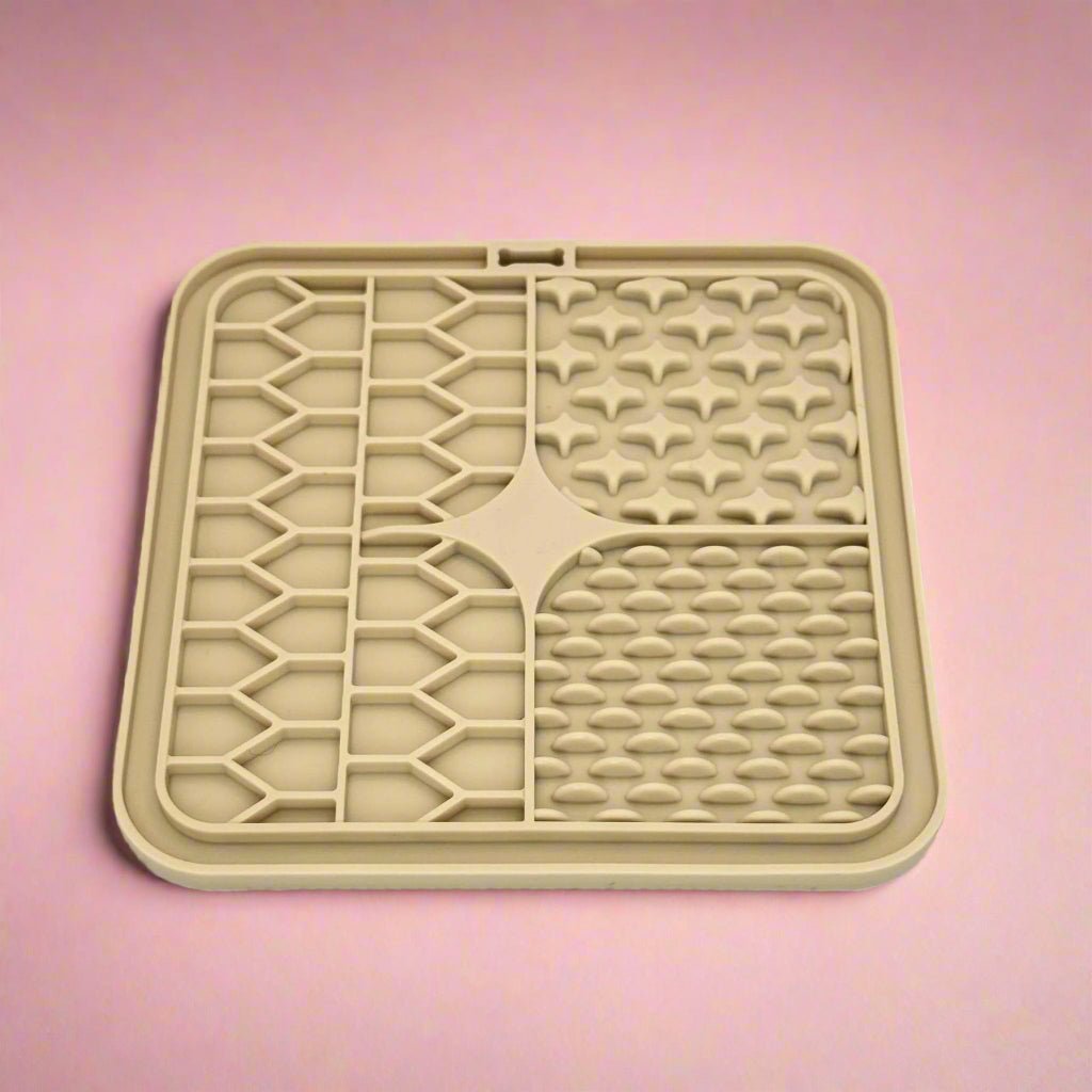 Dog Lick Mat - Cream - The Bark Market