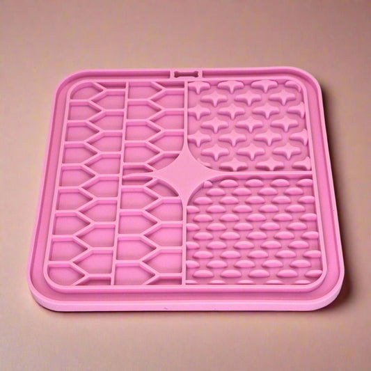 Dog Lick Mat - Pink - The Bark Market