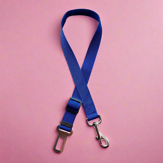 Dog Seat Belt Restraint - Royal Blue - The Bark Market