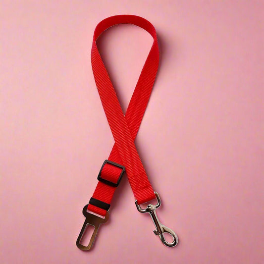 Dog Seat Belt Restraint - Red - The Bark Market