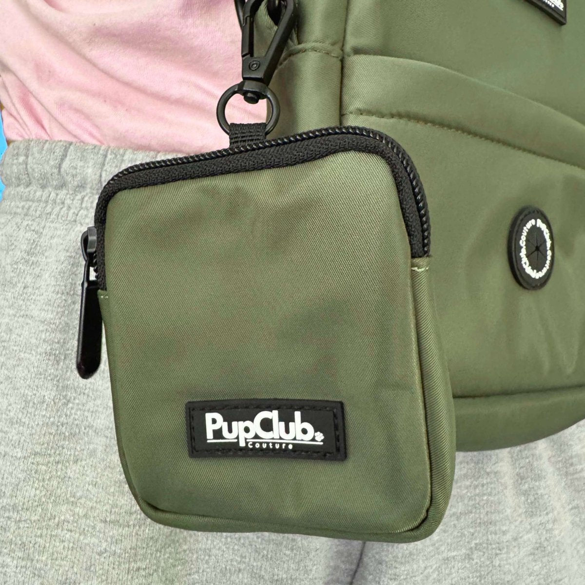Dog Treat Pouch - Khaki Green - The Bark Market