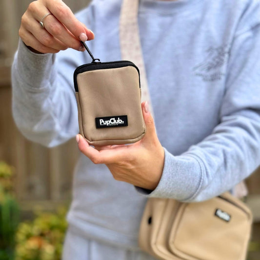 Dog Treat Pouch - Tan - The Bark Market
