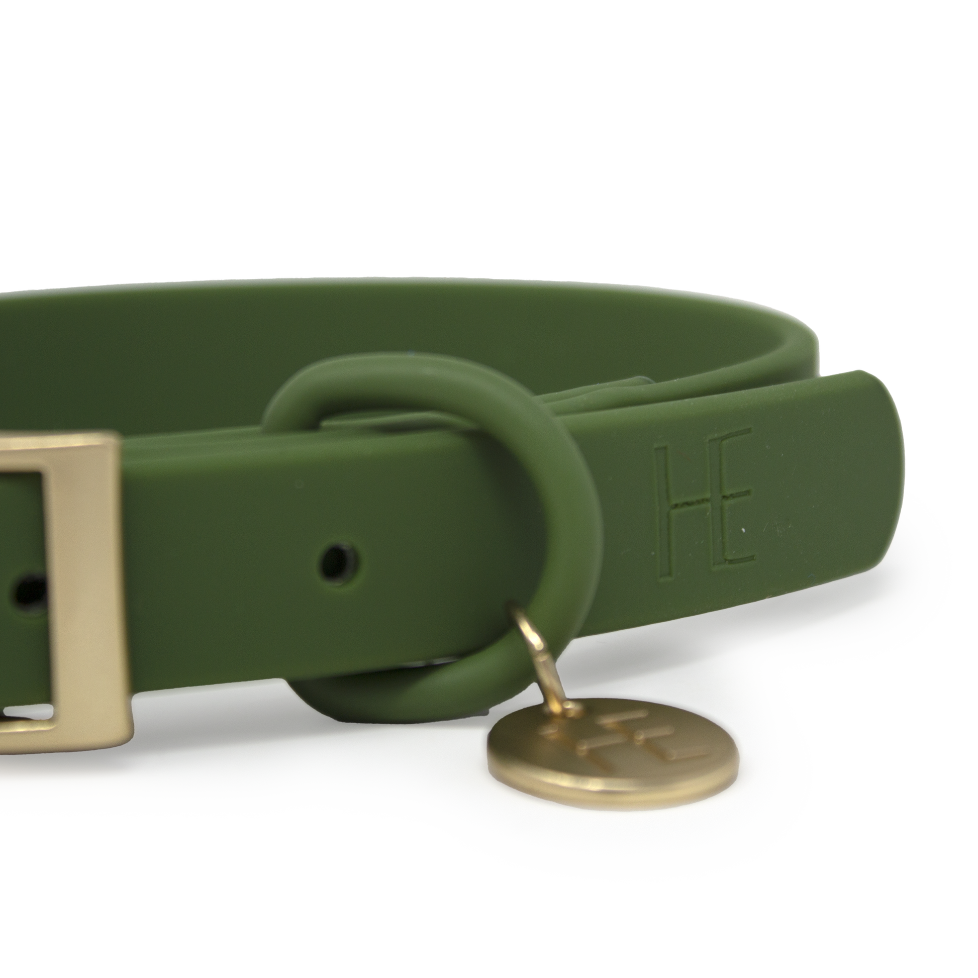 Forest Green 'All Weather' Dog Collar - The Bark Market
