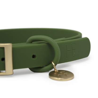Forest Green 'All Weather' Dog Collar - The Bark Market