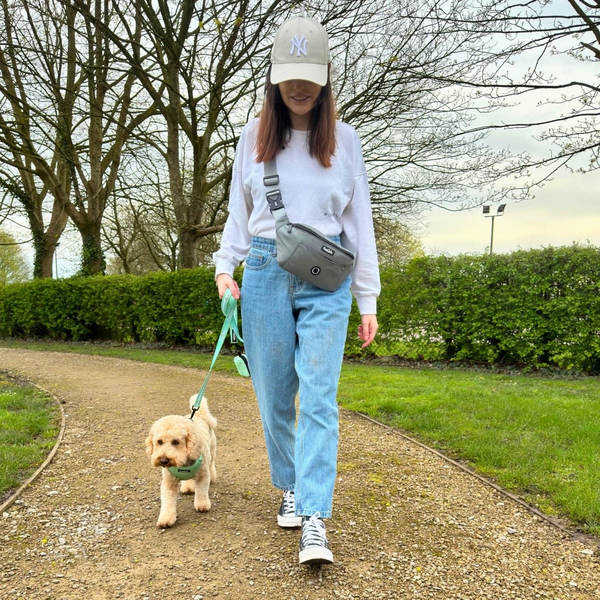 Dog Walking Bum Bag - Grey - The Bark Market