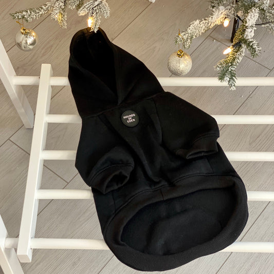 Dog Hoodie - Black - The Bark Market