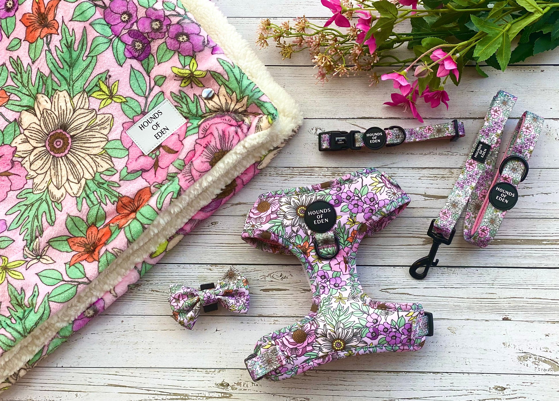 Wild Blossom - Design Dog Bow Tie - The Bark Market