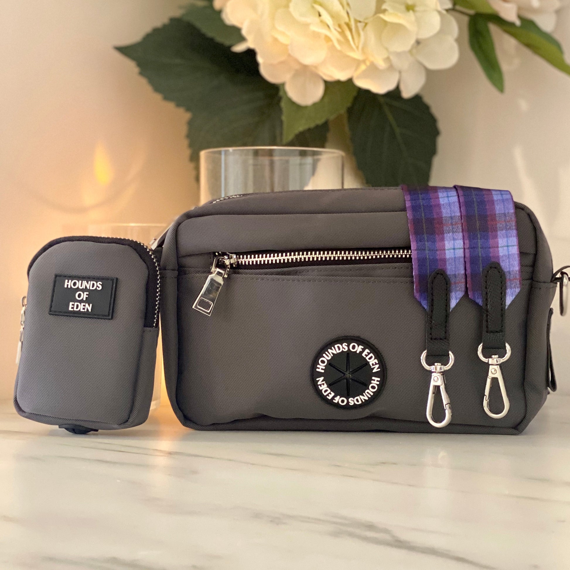 Ulti-Mate Dog Walking Bag - Grey *BAG ONLY* - The Bark Market