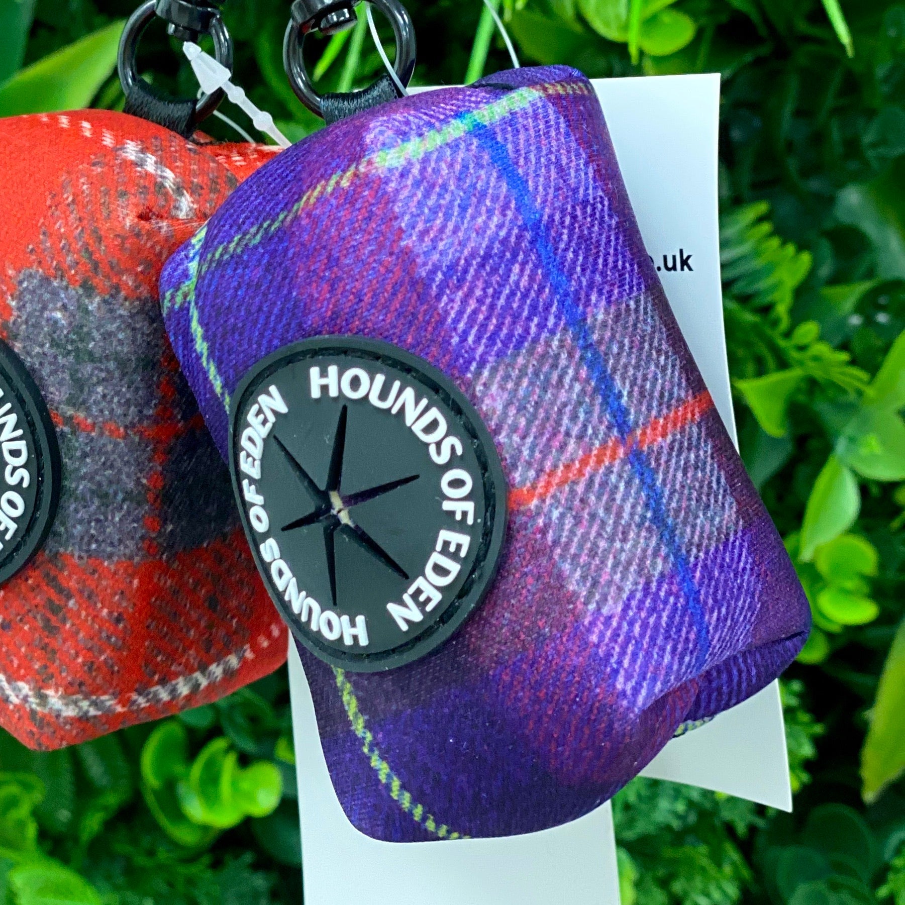 'Molly' - Purple tweed effect Poop/Treat Bag Holder - The Bark Market