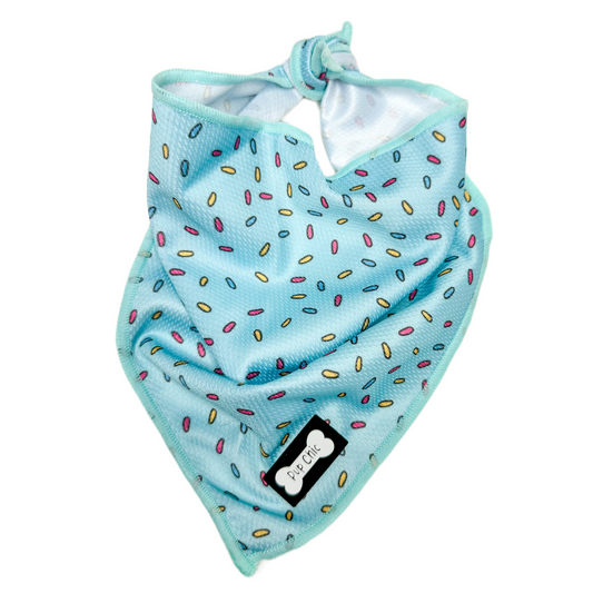 Sprinkles For Days Cooling Bandana - Blue - The Bark Market