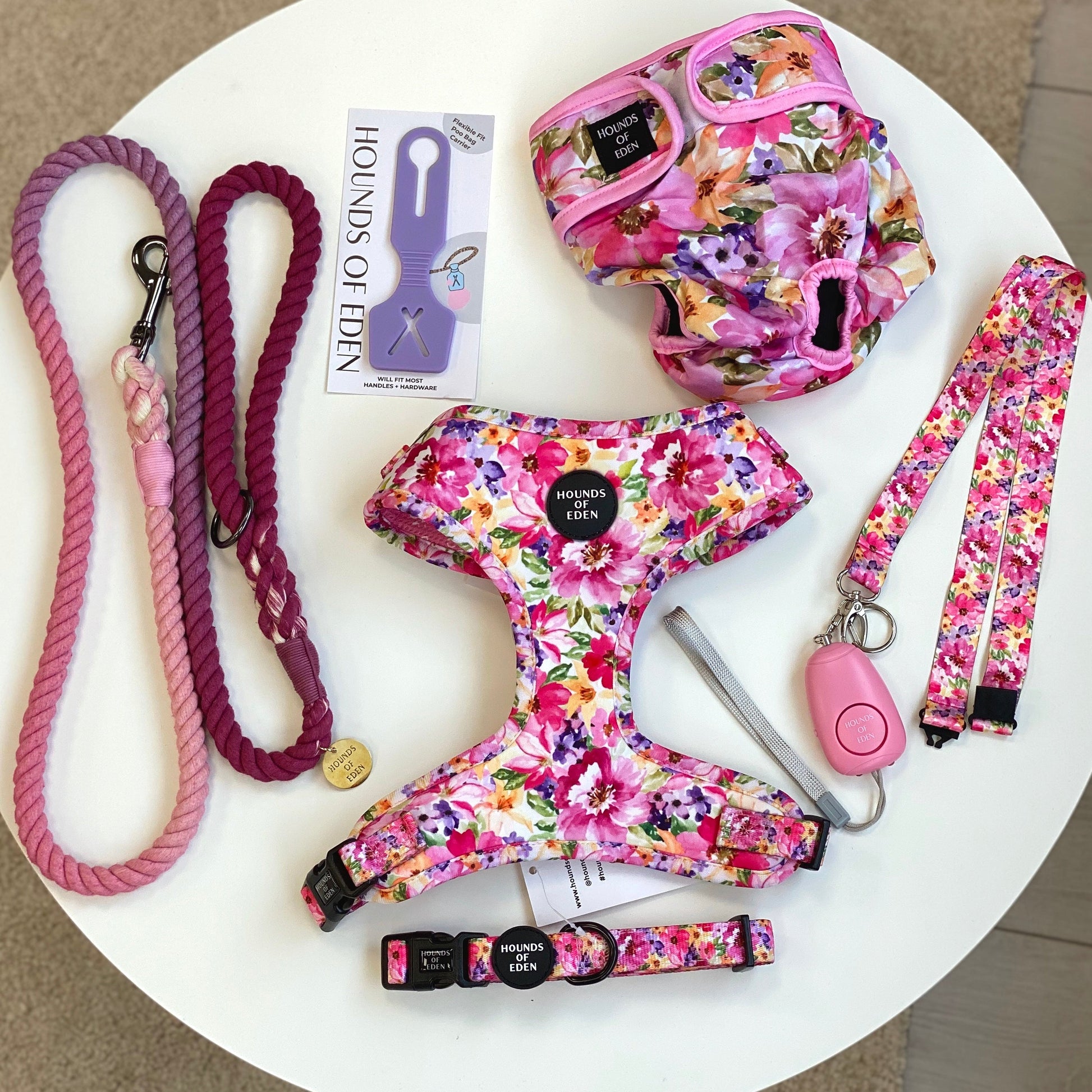 'Florentina' - Floral Dog Harness - The Bark Market