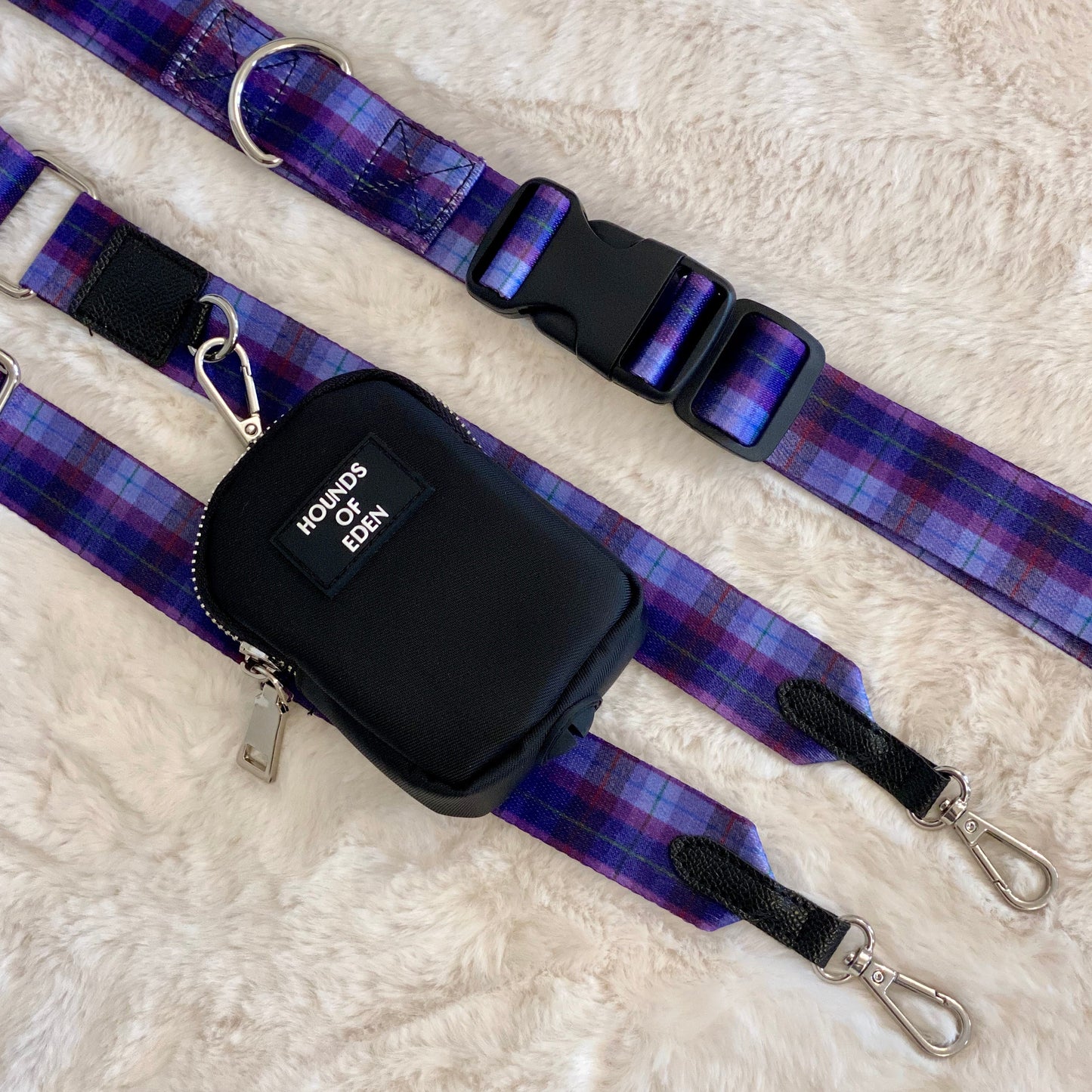 Clip on Dog Treat & poop Bag Pouch - Grey - The Bark Market