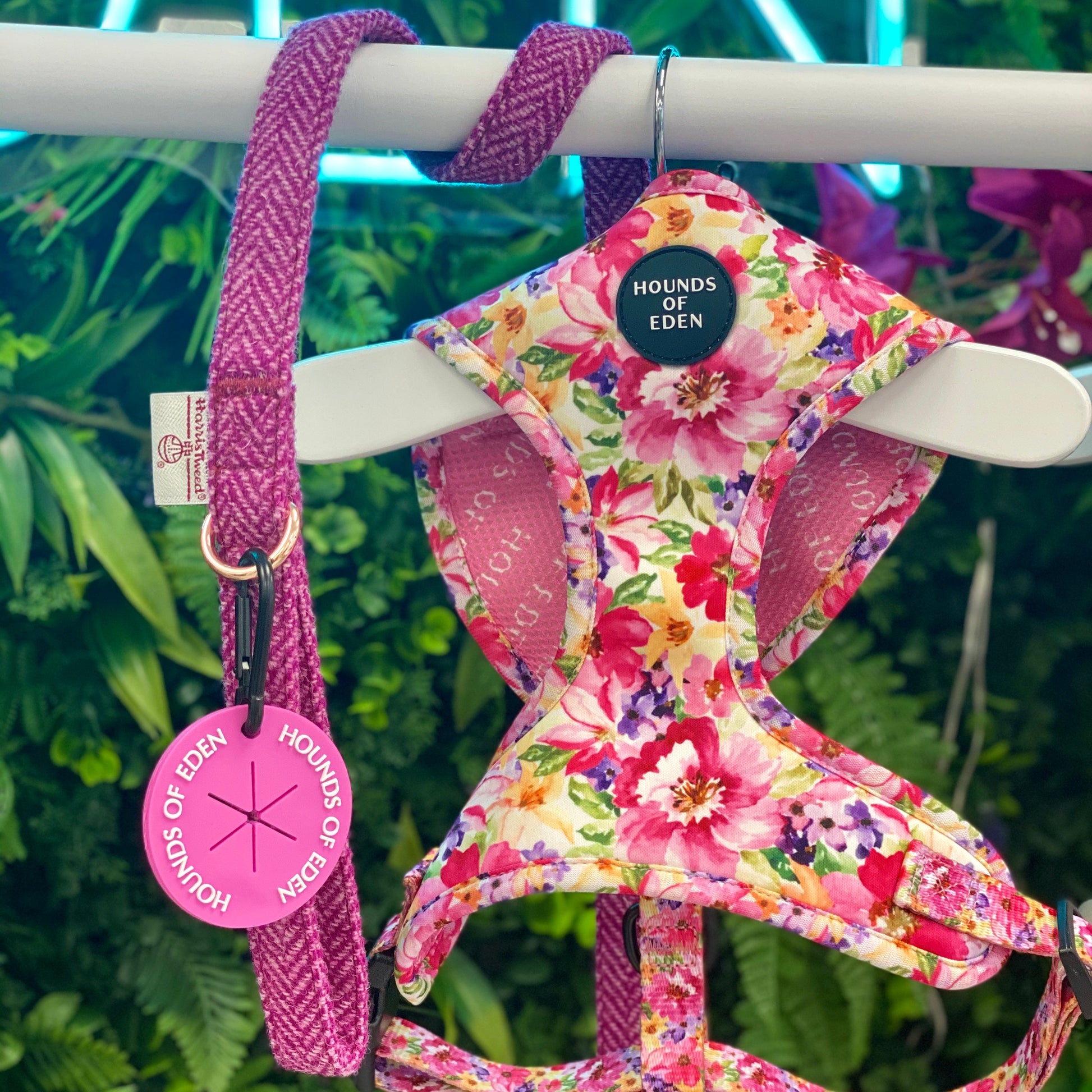 'Florentina' - Floral Dog Harness - The Bark Market