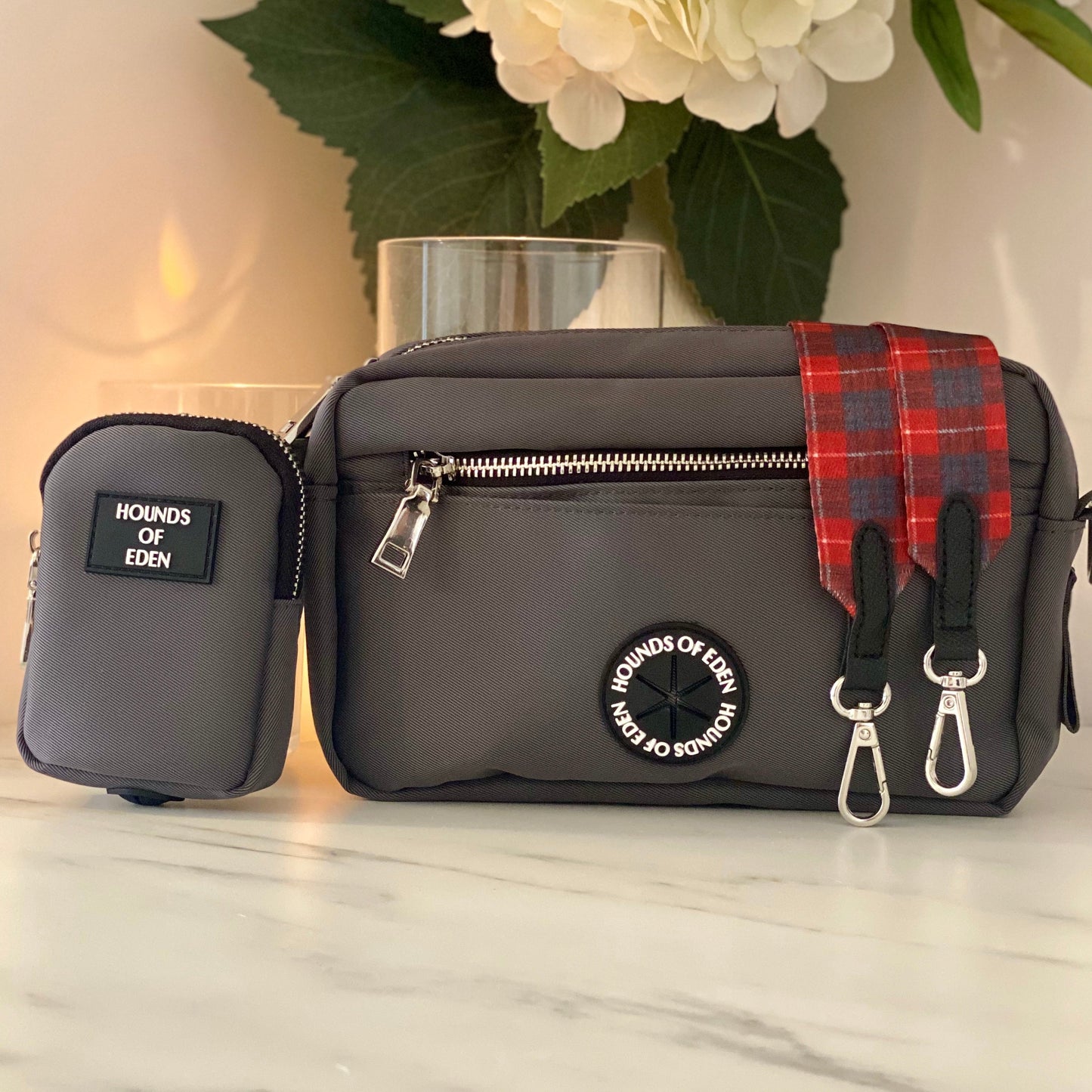 Ulti-Mate Dog Walking Bag - Grey *BAG ONLY* - The Bark Market