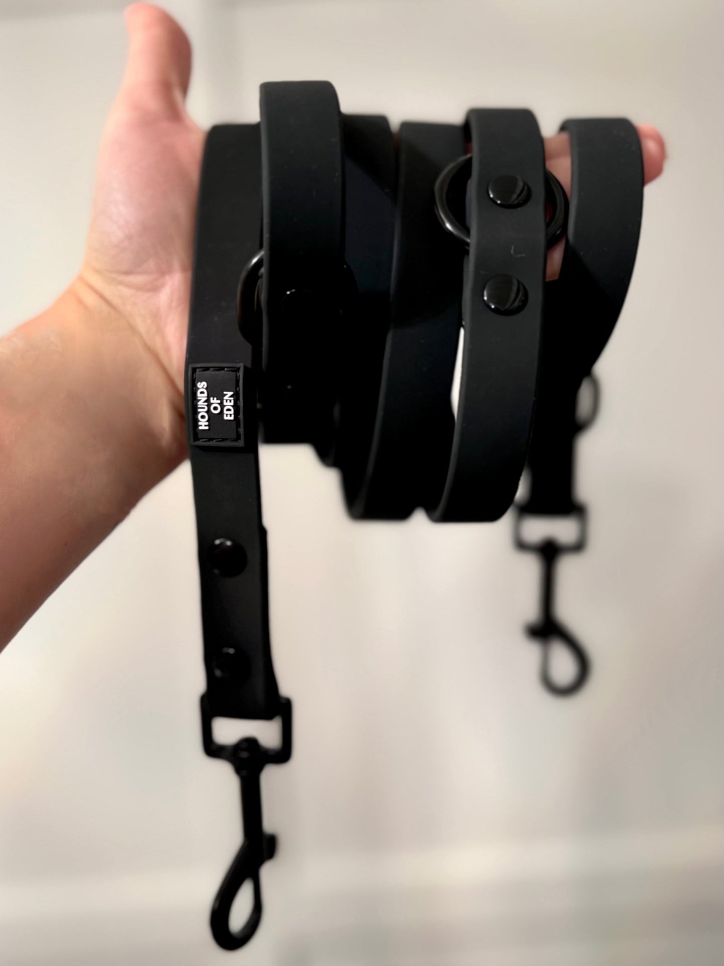 Black Waterproof 2m Training Lead - The Bark Market