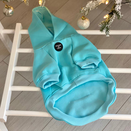 Dog Hoodie - Light Teal - The Bark Market