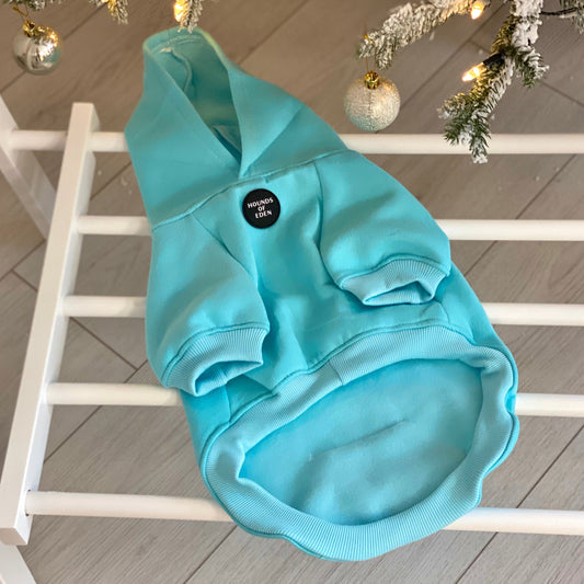 Dog Hoodie - Light Teal - The Bark Market