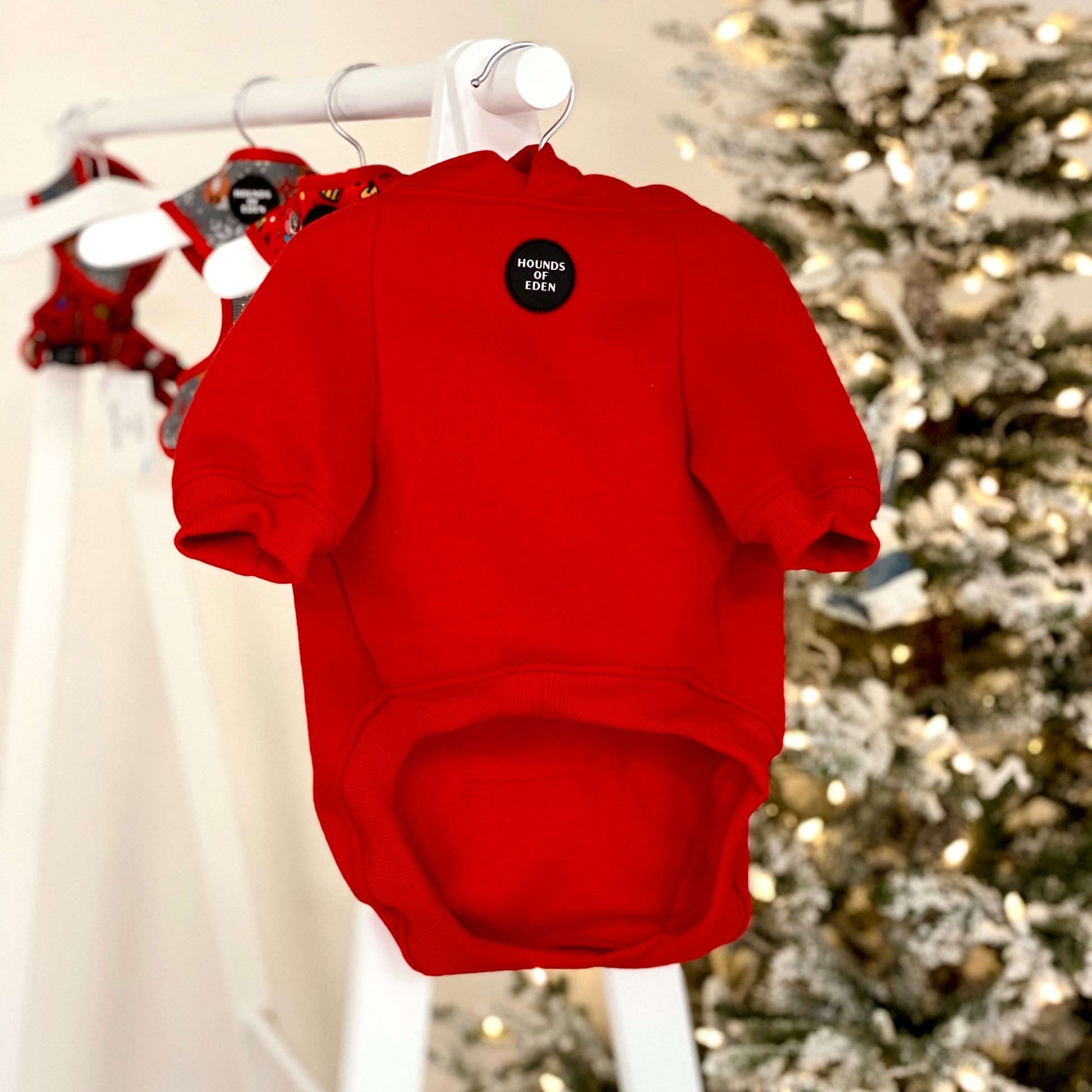 Dog Hoodie - Red - The Bark Market