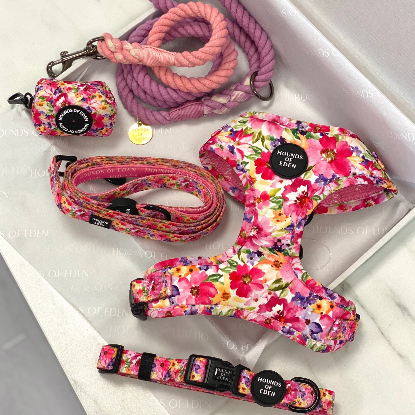 'Florentina' - Floral Dog Collar - The Bark Market