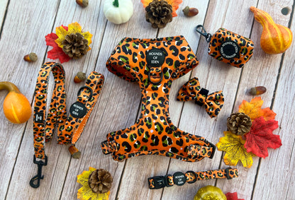Burnt Orange Leopard Design Poop Bag Holder - The Bark Market