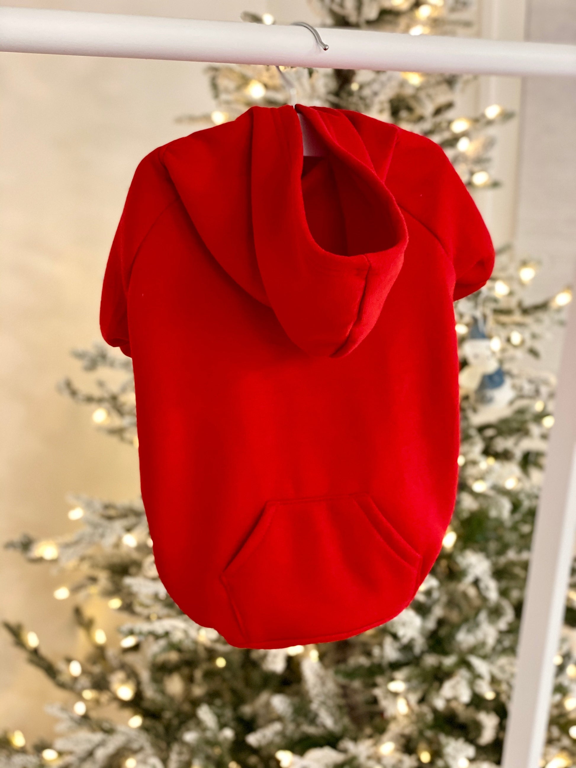 Dog Hoodie - Red - The Bark Market