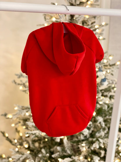 Dog Hoodie - Red - The Bark Market