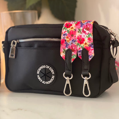 Ulti-Mate Dog Walking Bag - Black - Silver Hardware *BAG ONLY* - The Bark Market