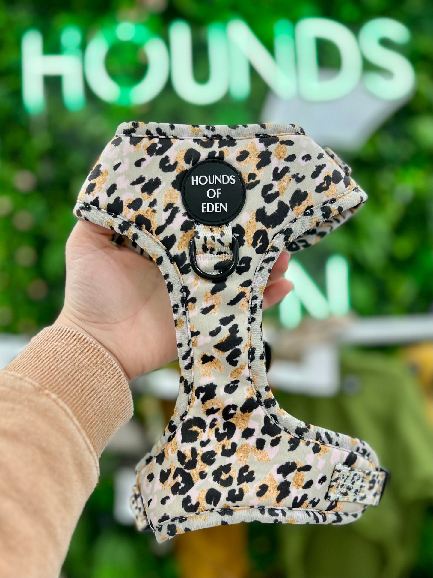 Sage Leopard Design Dog Harness - The Bark Market