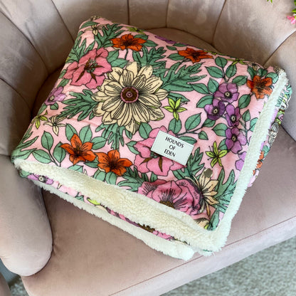 Wild Blossom - Dog Snuggle Blanket - The Bark Market