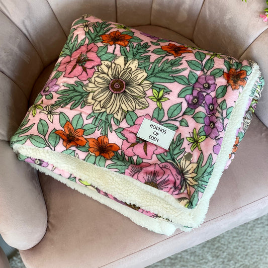 Wild Blossom - Dog Snuggle Blanket - The Bark Market