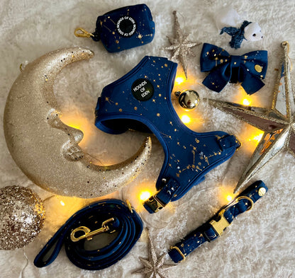 Sapphire Stars Velvet Harness - The Bark Market