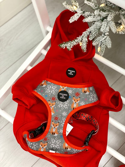 Dog Hoodie - Red - The Bark Market