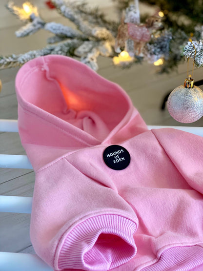 Dog Hoodie - Light Pink - The Bark Market