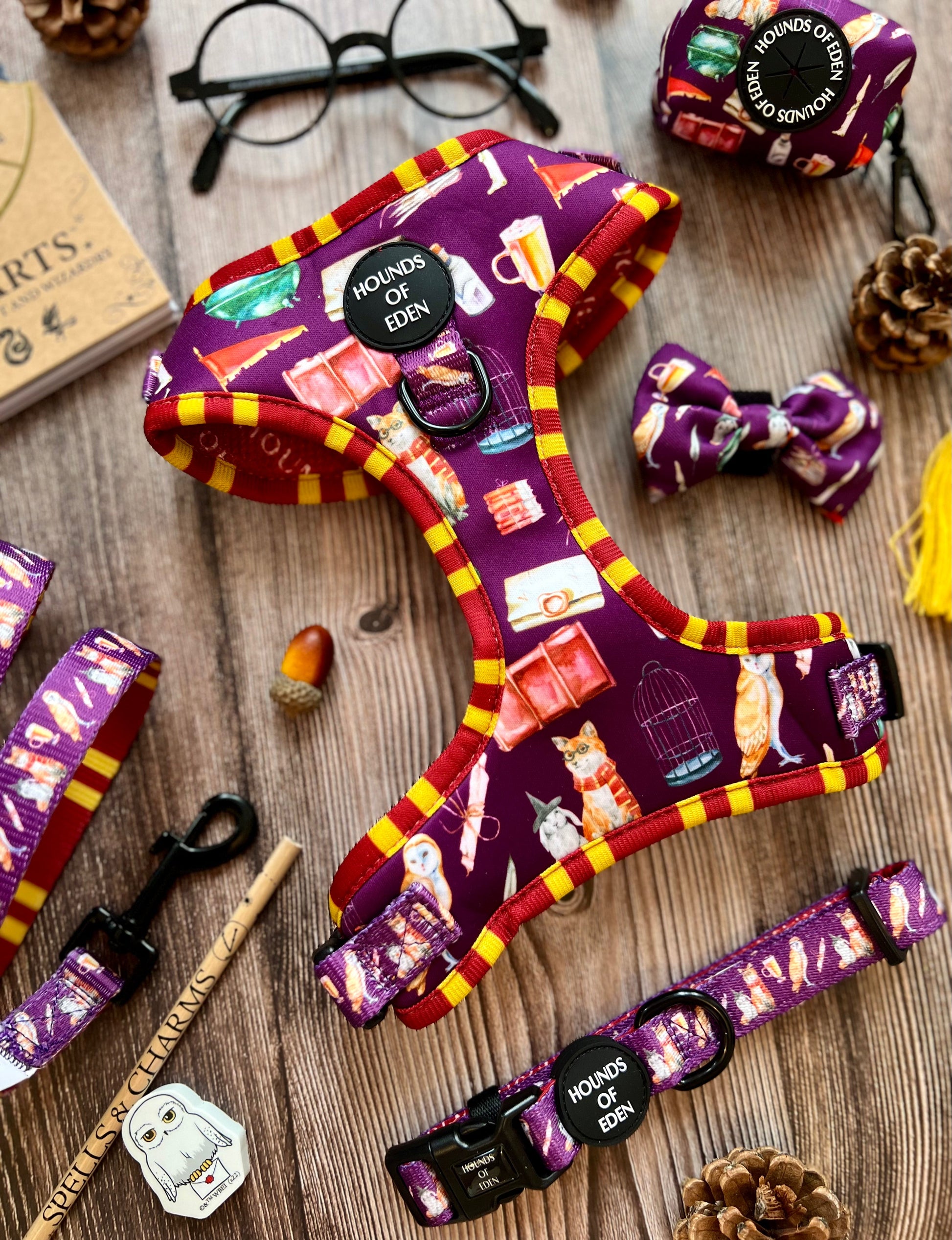 Harry Pawter Design Dog Harness - The Bark Market