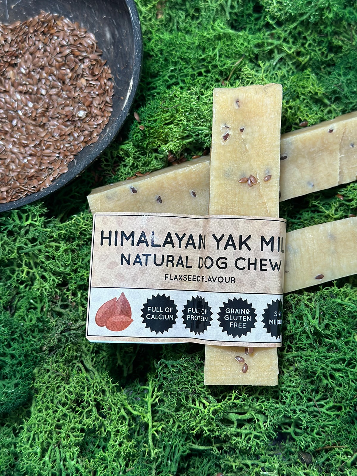 Flaxseed Yak Dog Chew - The Bark Market