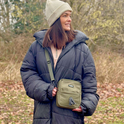 Mini Dog Walking Bag - Khaki Green - The Bark Market