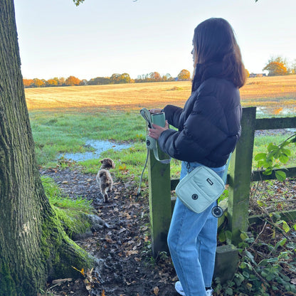 Mini Dog Walking Bag - Sage Green - The Bark Market