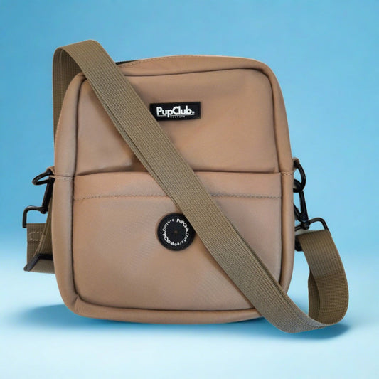 Mini Dog Walking Bag - Tan - The Bark Market