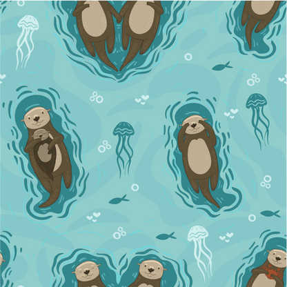 Otterly Lovely Dog Settle Mat - The Perfect Travel Mat for Your Dog! 🦦💙