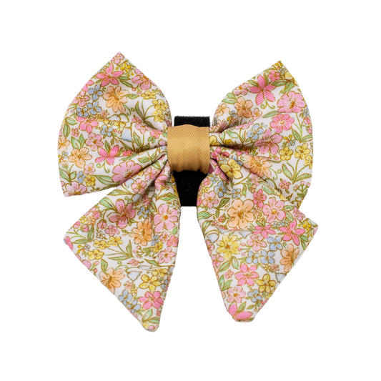Pastel Petals - Dog Sailor Bow Tie - The Bark Market