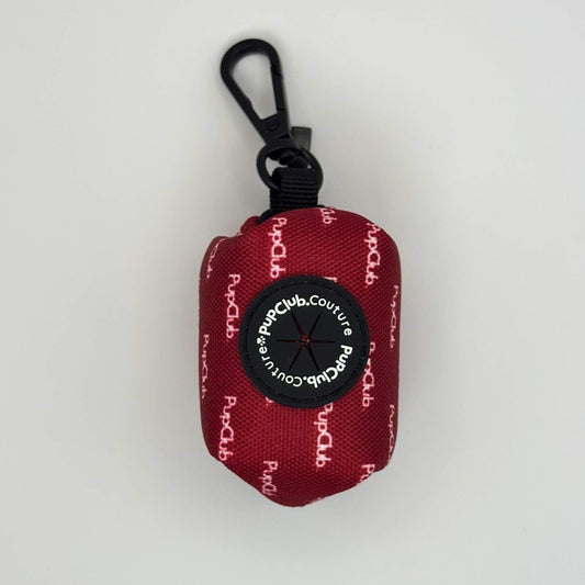 Poo Bag Holder - Berry red - The Bark Market
