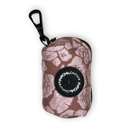 Luxe Poo Bag Holder - Mocha Petals - The Bark Market