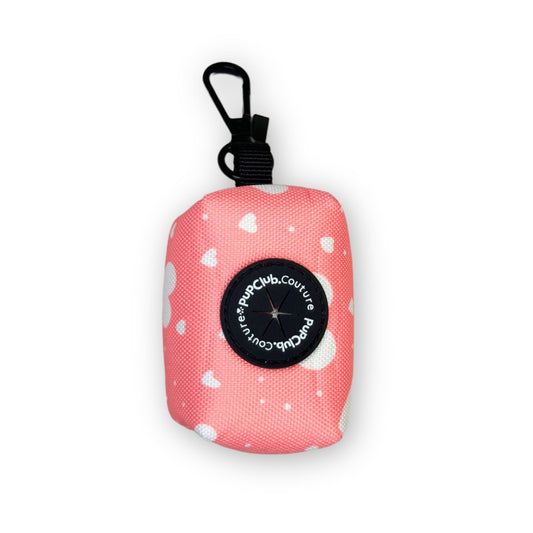 Poo Bag Holder - Peachy Hearts - The Bark Market