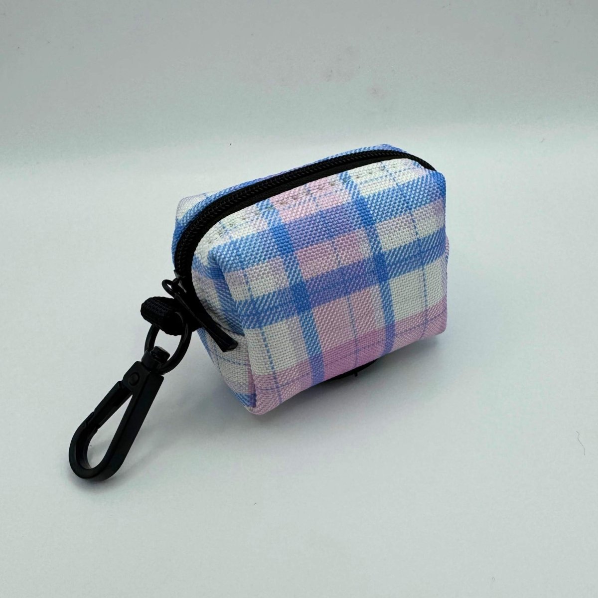 Poo Bag Holder - Pink Tartan - The Bark Market