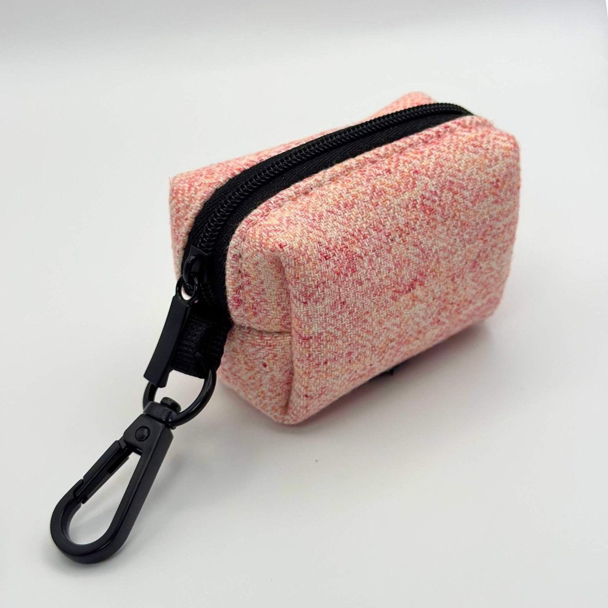 Poo Bag Holder - Tweed Pink - The Bark Market