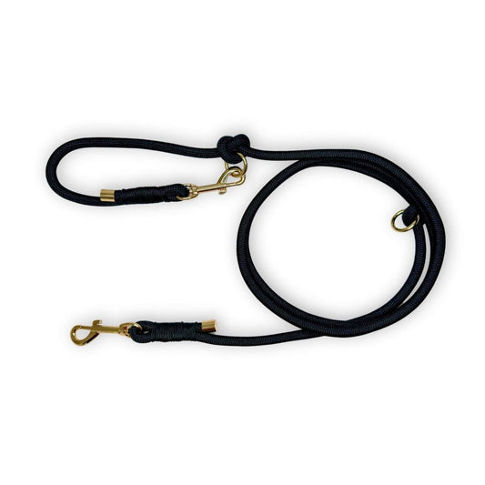 6ft Rope Lead - Black - The Bark Market